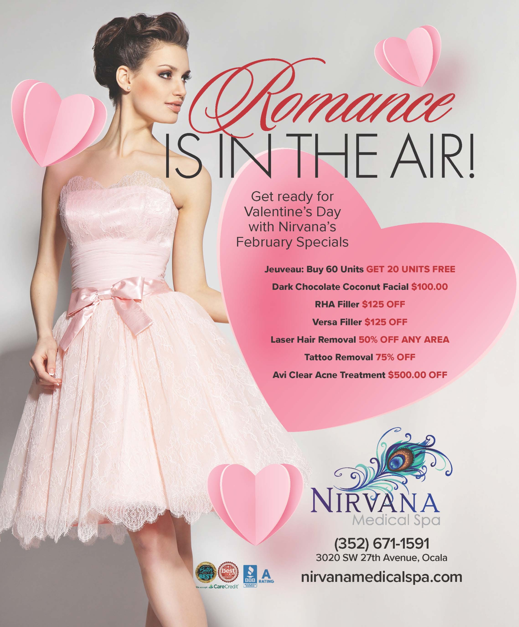 February Spa Specials 2023 - Nirvana Medical Spa